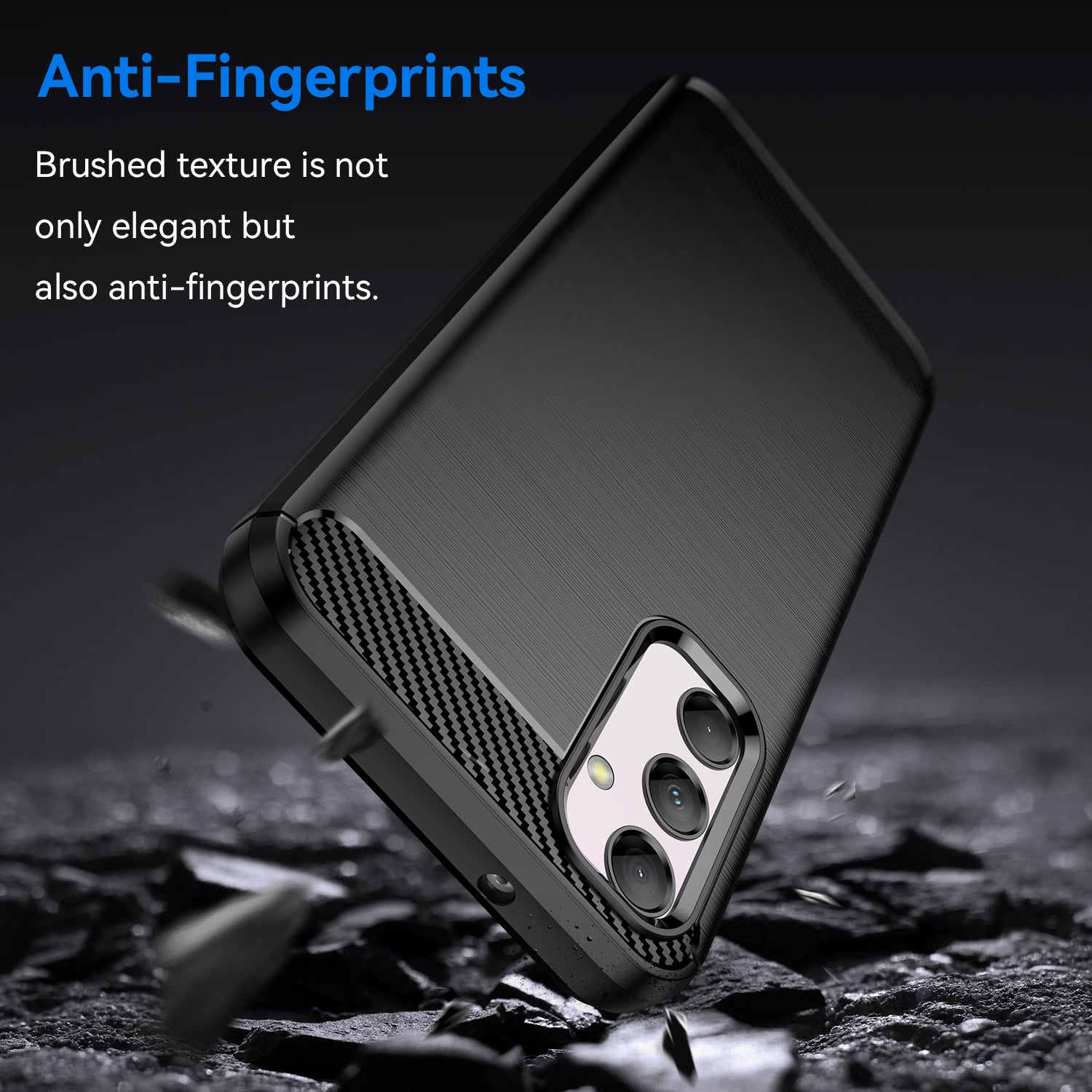 Carbon Fiber Texture Phone Case til Samsung Galaxy M14 5G Anti-drop børstet TPU cover Carbon Fiber Texture Phone Case til Samsung Galaxy M14 5G Anti-drop børstet TPU cover